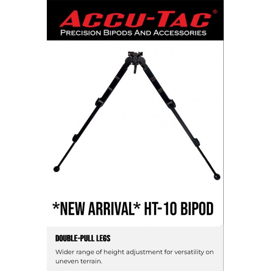 ACCU-TAC HT-10 DOUBLE PULL BIPOD PICATINNY MOUNT