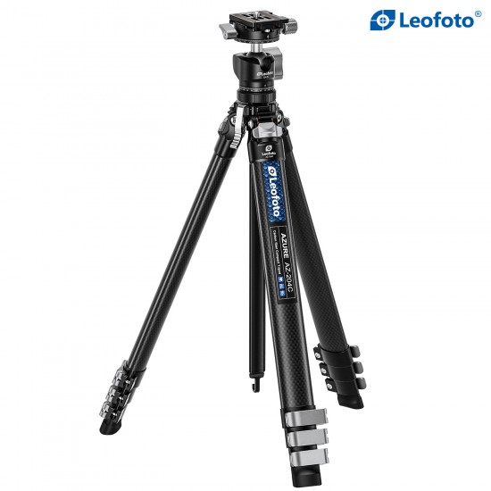 Leofoto AZ-204C Carbon Fibre Travel Tripod + LH-25R Ball Head
