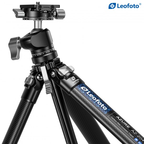 Leofoto AZ-204C Carbon Fibre Travel Tripod + LH-25R Ball Head