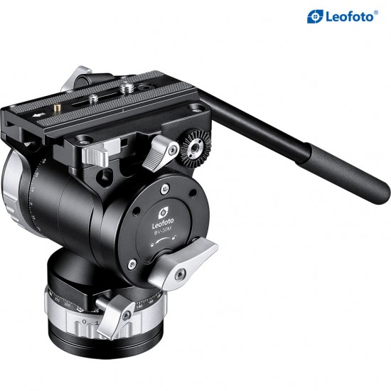 Leofoto BV-30 Professional Video Fluid Head Arca