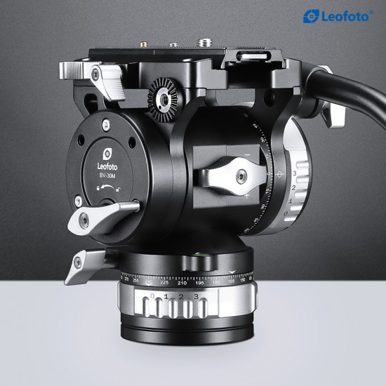 Leofoto BV-30 Professional Video Fluid Head Arca