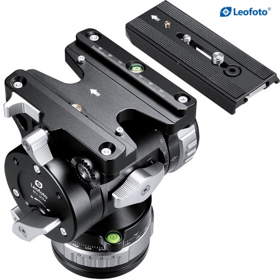 Leofoto BV-30 Professional Video Fluid Head Arca