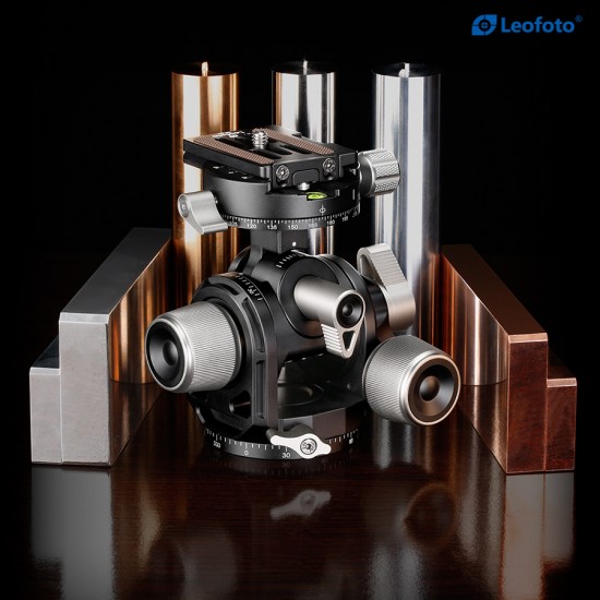 Leofoto G4 Geared Head Silver