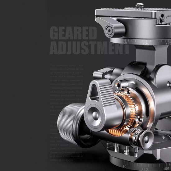 Leofoto G4 Geared Head Silver Leofoto G4 Geared Head Silver