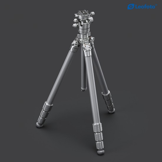 Leofoto LG-3284C+LH-40R(Silver) Wings of Gods Series Tripod 32mm 4 Section Leofoto LG-3284C+LH-40R(Silver) Wings of Gods Series Tripod 32mm 4 Section