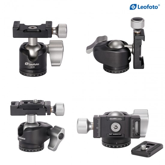Leofoto LH-25+PU-25 Low Profile Ball Head