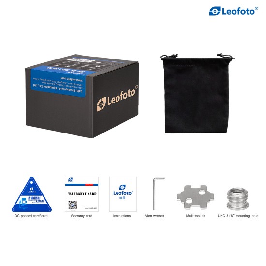 Leofoto LH-25+PU-25 Low Profile Ball Head