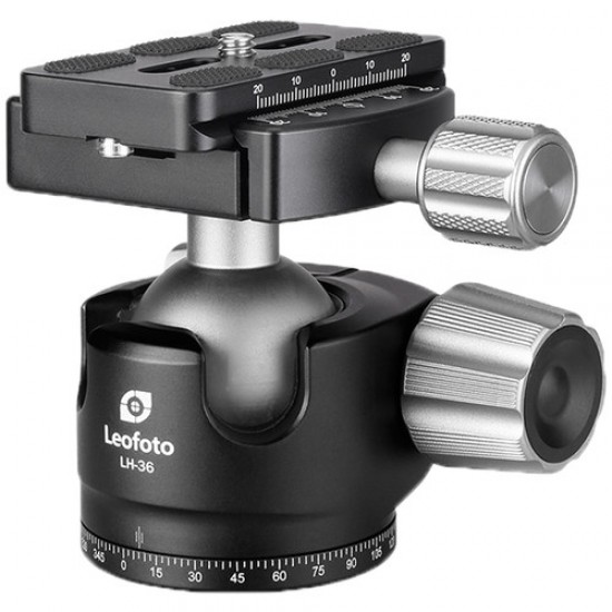 Leofoto LH-36 Low Profile Ball Head with Screw Clamp