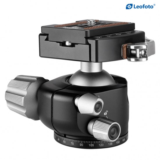 Leofoto LH-36LR Low Profile Ball Head with Quick Release Clamp
