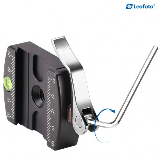 Leofoto LH-36LR Low Profile Ball Head with Quick Release Clamp