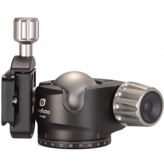 Leofoto LH-40 Low Profile Ball Head with Screw Clamp