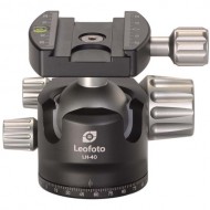 Leofoto LH-40 Low Profile Ball Head with Screw Clamp