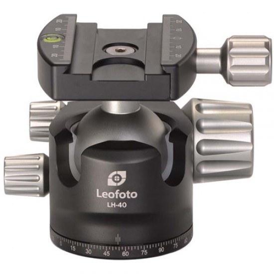 Leofoto LH-40 Low Profile Ball Head with Screw Clamp