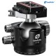 Leofoto LH-55LR Low Profile Ball Head With QR Clamp