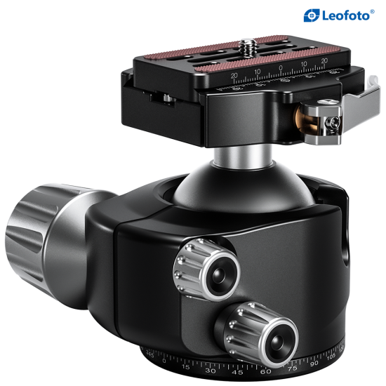 Leofoto LH-55LR Low Profile Ball Head With QR Clamp Leofoto LH-55LR Low Profile Ball Head With QR Clamp