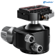 Leofoto LH-55LR Low Profile Ball Head With QR Clamp