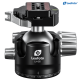 Leofoto LH-55LR Low Profile Ball Head With QR Clamp