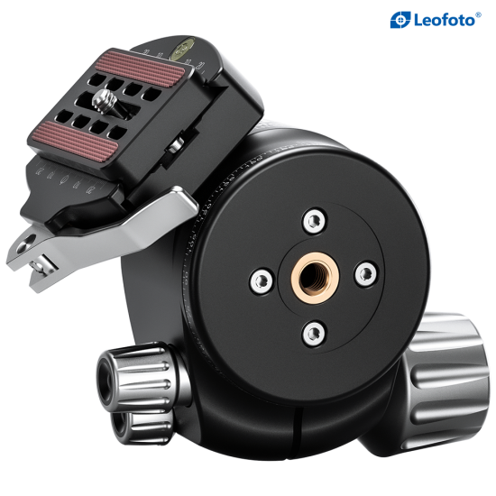 Leofoto LH-55LR Low Profile Ball Head With QR Clamp