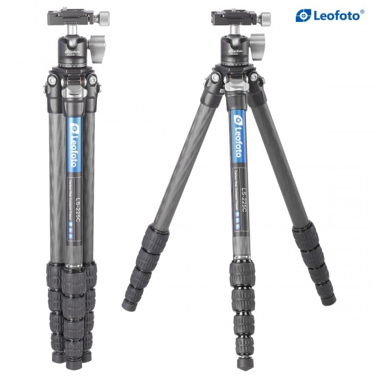 Leofoto LS-225C+LH-25 25mm 5 SectionTripod 