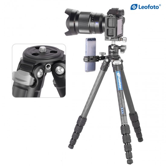 Leofoto LS-225C+LH-25 25mm 5 SectionTripod 