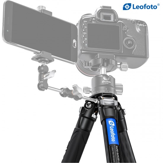 Leofoto LSR-284C Ranger Series Tripod 28mm 4 Section Flip Lock