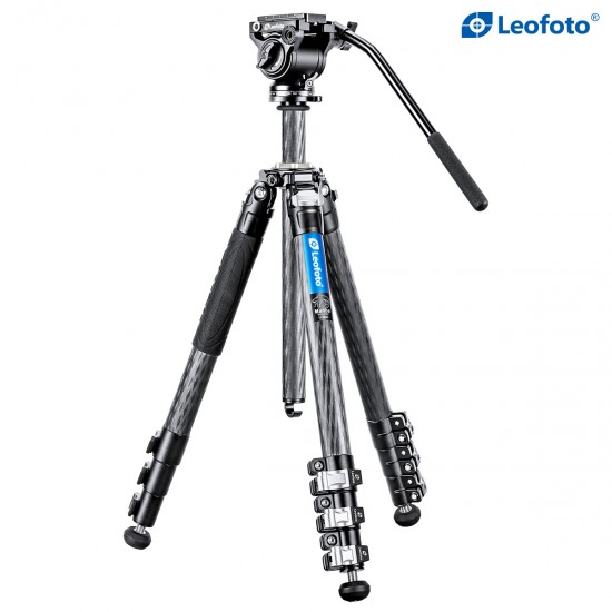 Leofoto LV-284C 4-Section Manba Carbon Fiber Tripod for use with with BV-5 Head System Leofoto LV-284C 4-Section Manba Carbon Fiber Tripod for use with with BV-5 Head System