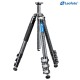 Leofoto LV-284C 4-Section Manba Carbon Fiber Tripod for use with with BV-5 Head System