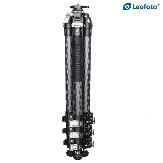 Leofoto LV-284C 4-Section Manba Carbon Fiber Tripod for use with with BV-5 Head System