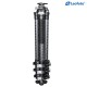 Leofoto LV-284C 4-Section Manba Carbon Fiber Tripod for use with with BV-5 Head System