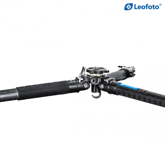 Leofoto LV-284C 4-Section Manba Carbon Fiber Tripod for use with with BV-5 Head System