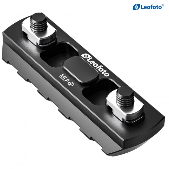 Leofoto MLP-60 M-LOK PICATINNY RAIL ALUMINUM 5 SLOT PLATE