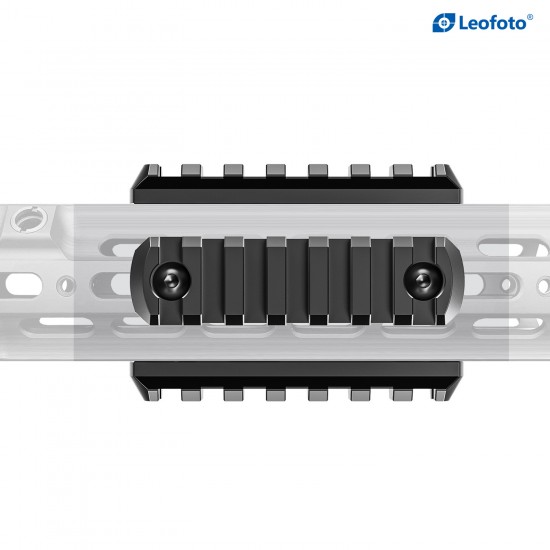 Leofoto MLP-80 M-LOK PICATINNY RAIL ALUMINUM 7 SLOT PLATE