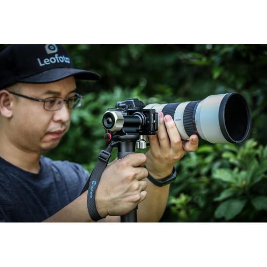 Leofoto MPG-01 Side Mount Monopod Head with Arca-Type QR Clamp