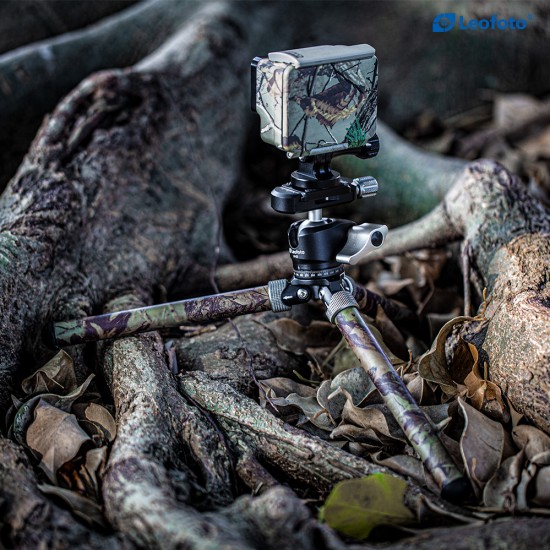 Leofoto MT-02C+LH-22(Camo) Mini-Tripod