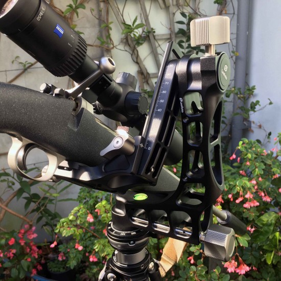 Leofoto LS-365CEX+PG-1 (Black) Leveling Head Ranger Series Tripod 36mm 5 Section 