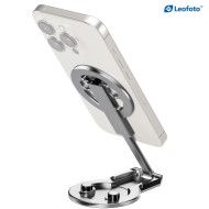Leofoto PM-05 Dual Sided Magnetic Foldable Phone Stand Black