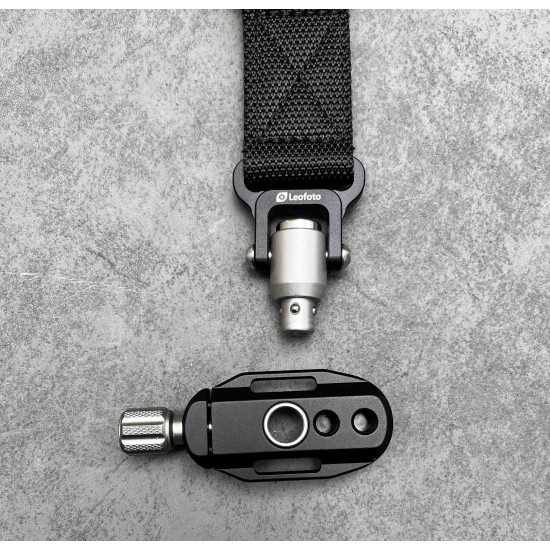 Leofoto SP-01+DC-22Q Dual Quick Detach Sling & Clamp Kit