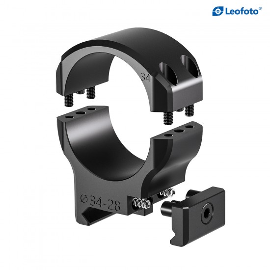 Leofoto SR-3428 Scope Mount 34mm tube 28mm height Leofoto SR-3428 Scope Mount 34mm tube 28mm height