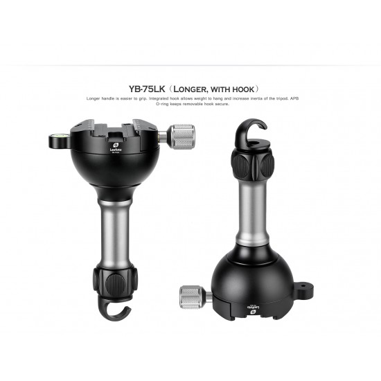 Leofoto YB-75LK Leveling Base/Half Ball Bowl